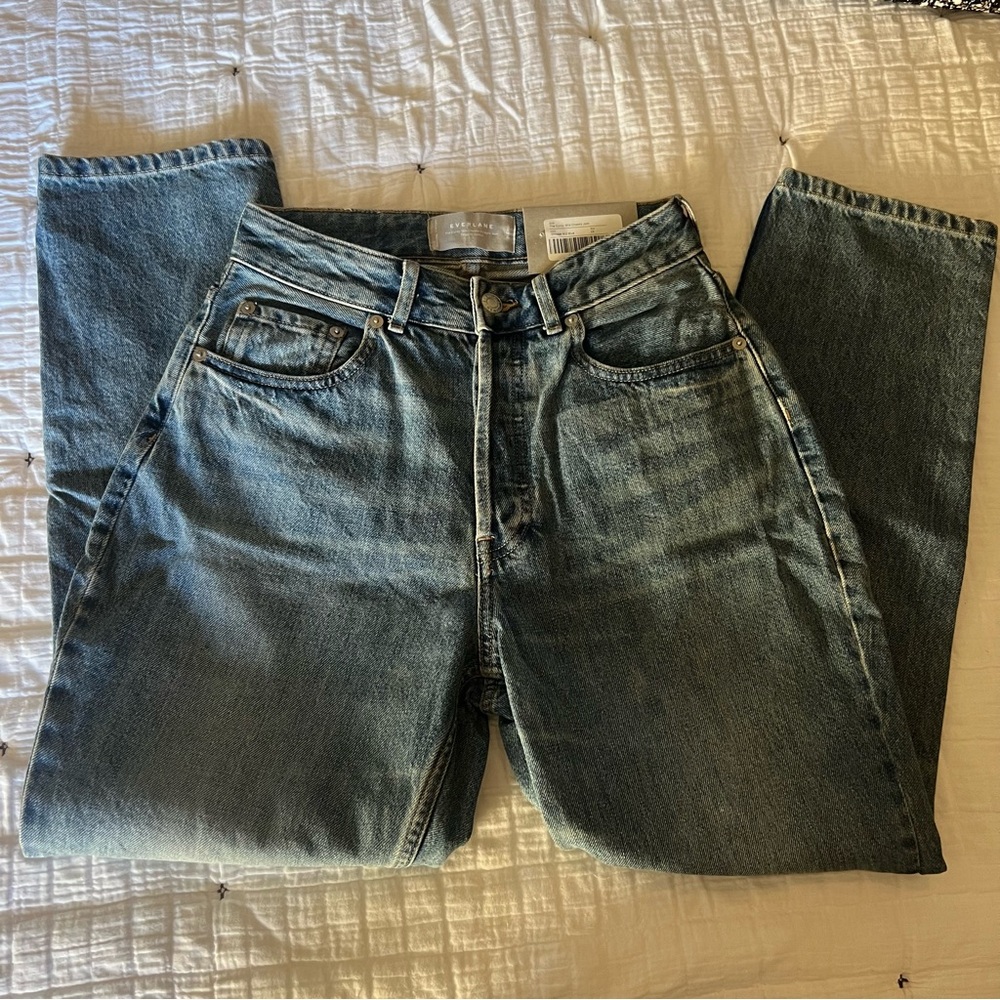 NWT Everlane Curvy High Rise 90’s Cheeky Straight Jean